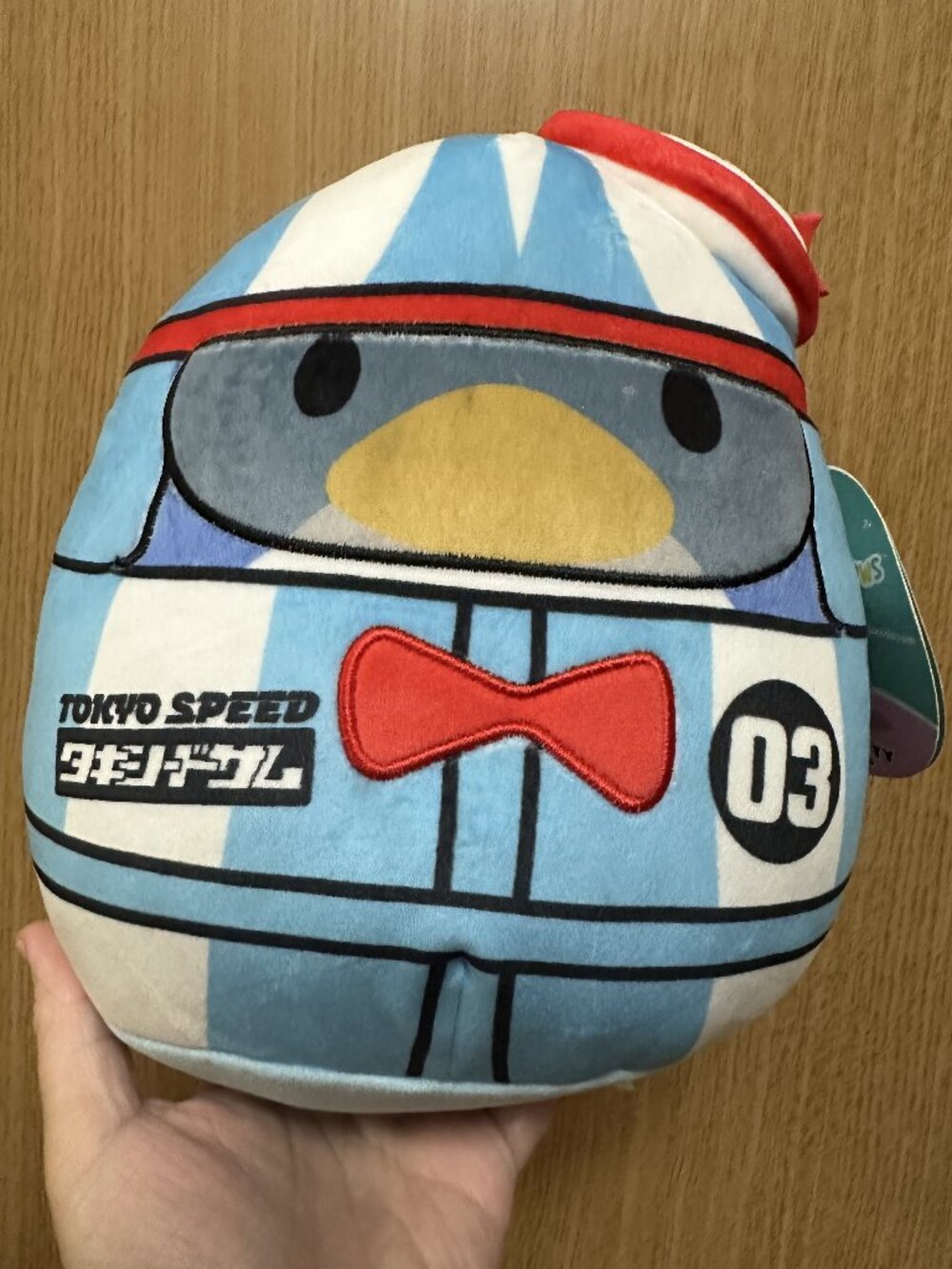 Sanrio x Squishmallows Tokyo Speed Racer Tuxedosam Plush